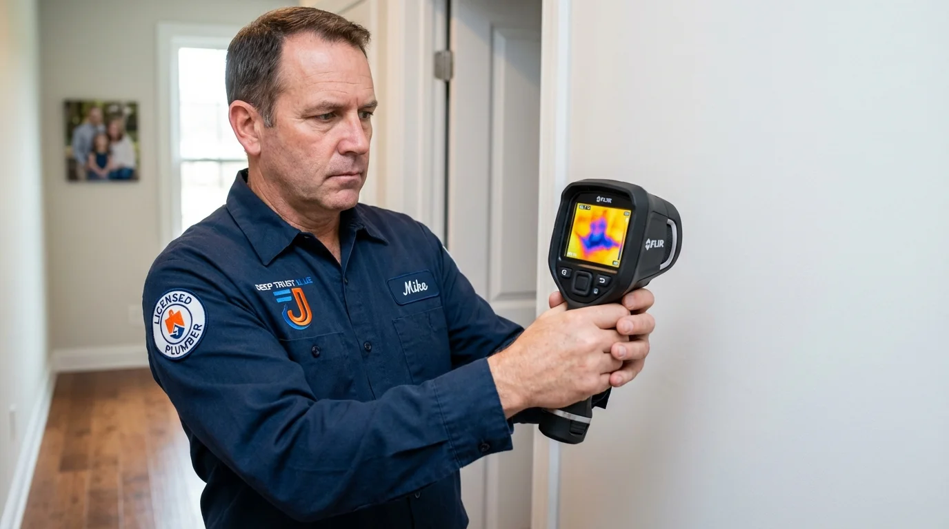 Thermal imaging leak detection by Johns Plumbing LLC in Polson
